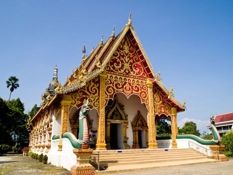 Temple in Traditional lanna style which is in Wat Suantan5