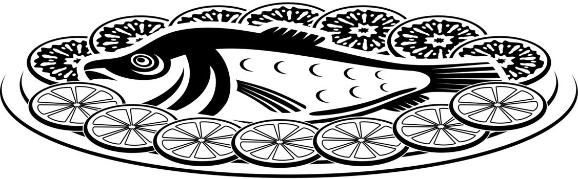 Icon of a fish dish