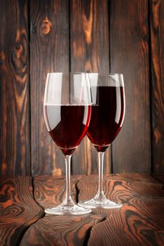 Two glass of red wine