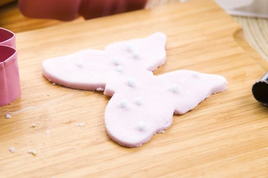 Homemade frosting decoration