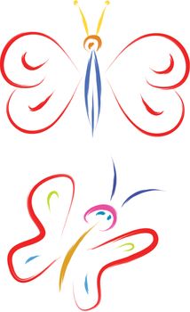 abstract butterfly vector illustration