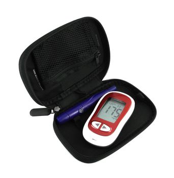 Diabetic Glucometer Blood sugar or glucose level testing kit iso