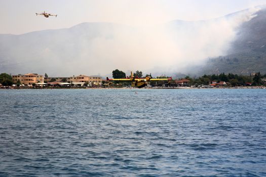 Zakynthos Island on Fire, Greece