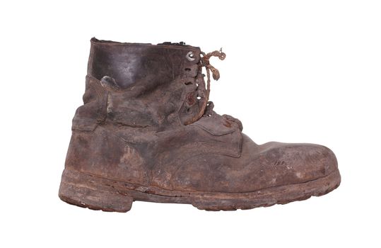shabby boot with steel sole