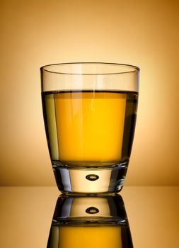 Whisky on a gold background