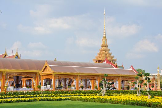 The beautiful royal cremation place