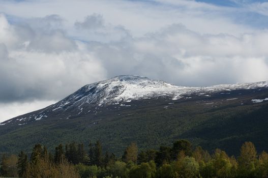 Snowcapped peak