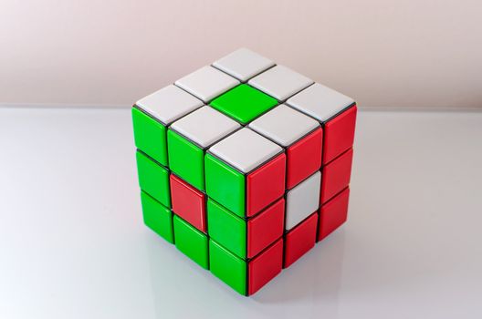 Creatively Solved Rubiks Cube