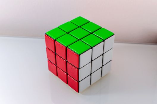 Successfully Solved Rubiks Cube