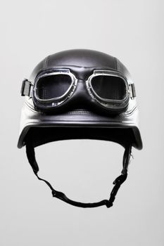 motorcycle helmet with goggles