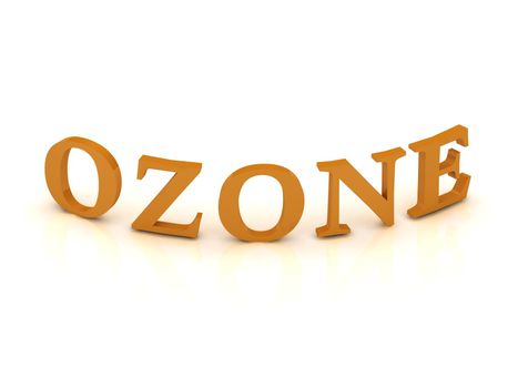 OZONE sign with orange letters 