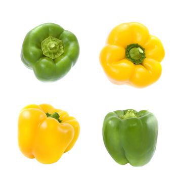 yellow and green pepper