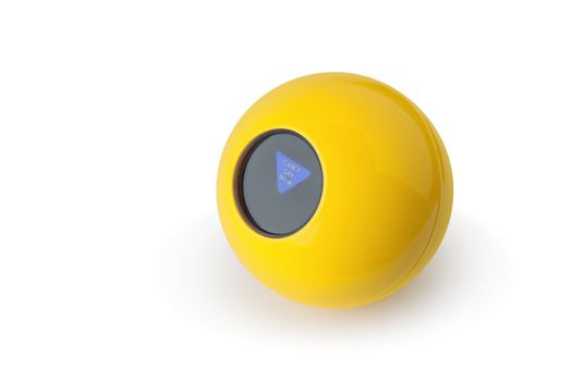 the yellow magic 8 ball