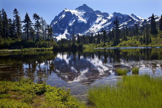 Reflection Lake Mount Shuksan Washington State