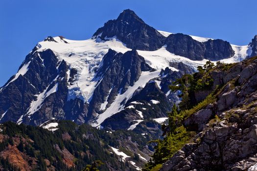 Mount Shuksan Close Up Artist Point Washington State