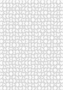 500 piece blank puzzle