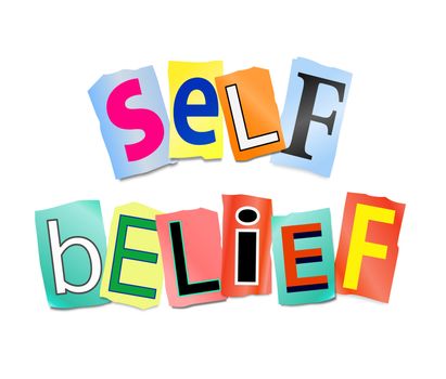 Self belief concept.
