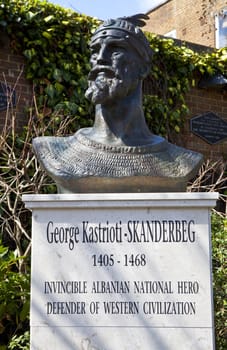 George Kastrioti-Skanderberg Memorial in London