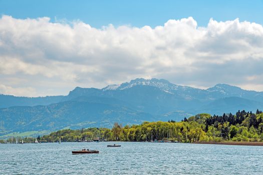 Paddleboat on Chiemsee