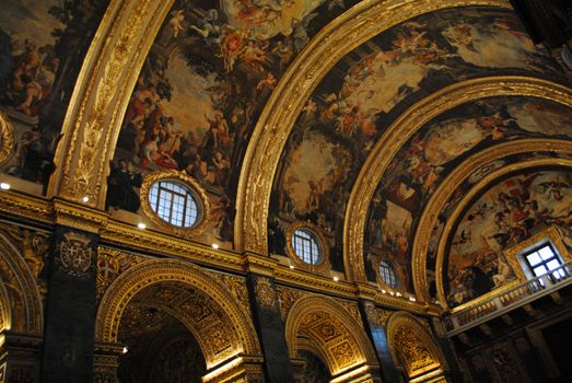 Interior of St. John's Cathedral, Malta