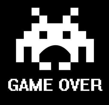 Game over space invader