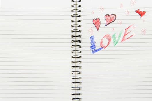 Love Written in Notebook