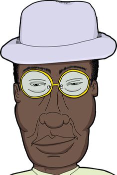 Black Man with Glasses