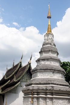 Ancient buddhist wat in Thailand