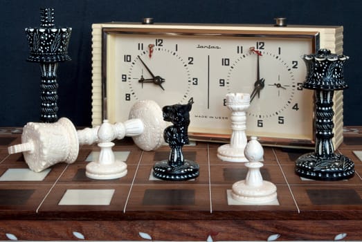 Chess with clock.