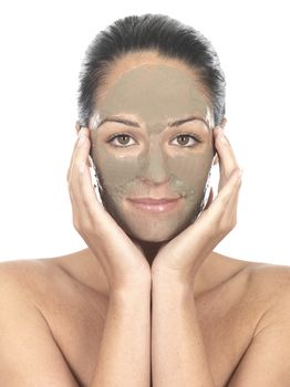 Woman With Face Mask. Model Released