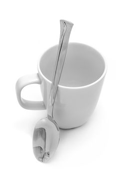Mug and spoon