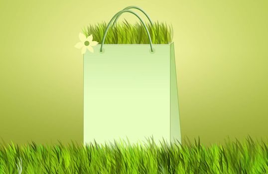 green ecobag for ecology