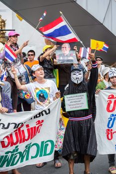 Guy Fawkes anti corruption in Thailand