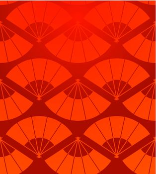 Orient fan pattern