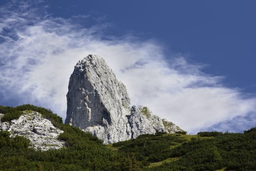 Austria Tauplitzalm large rock