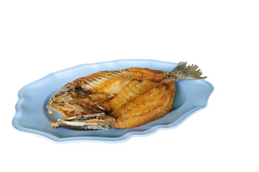 Deep Fried sea bass with fish sauce
