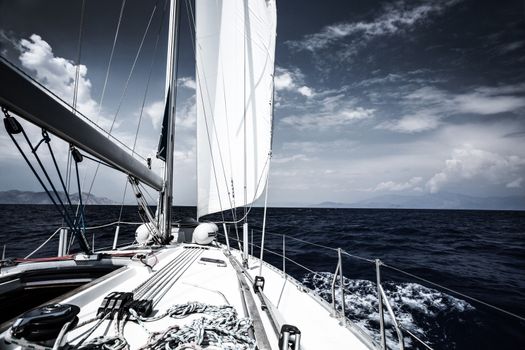 Luxury sail boat