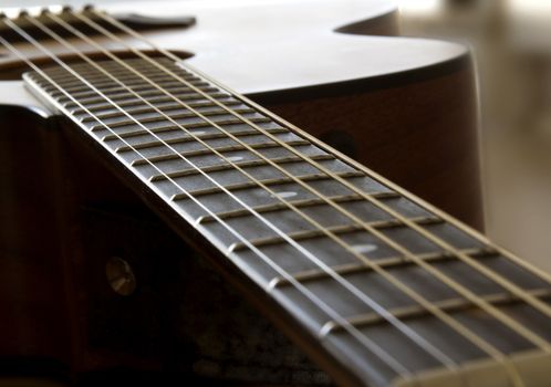 Acoustic guitar neck