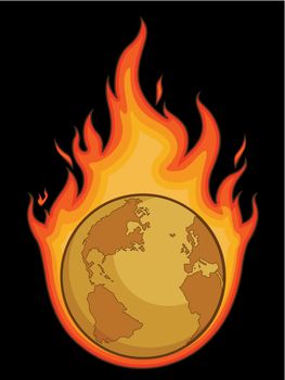 Burning Desolated Earth
