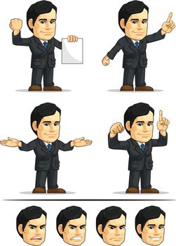 Businessman or Office Executive Customizable Mascot 7