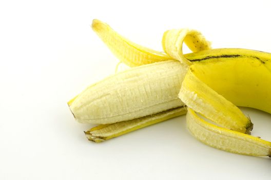 banana isolate with white background