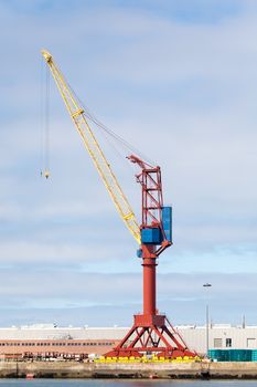 Crane at a Cargo Dock