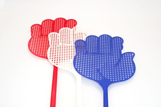 Coloured fly swatters