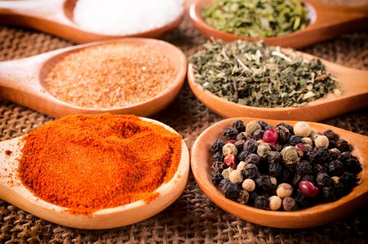 Group of spices