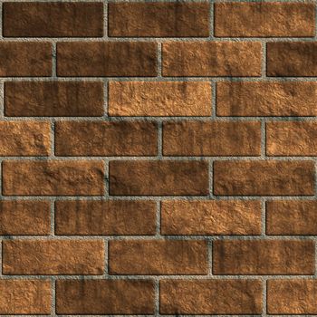Realistic image of a masonry wall which by pasting can be made any size