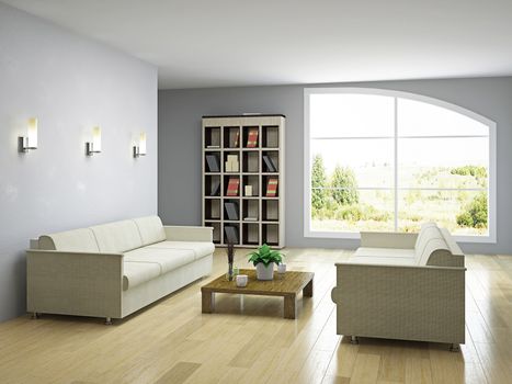 Livingroom with sofas