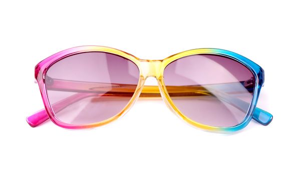 Glasses with colored rim
