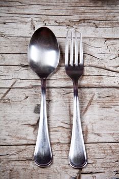 vintage spoon and fork