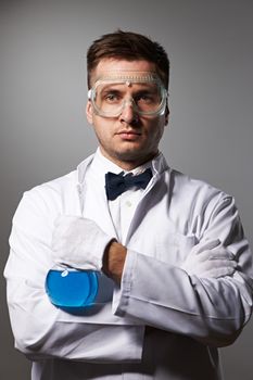 Scientist in glasses 