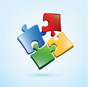 puzzle picies vector icon
